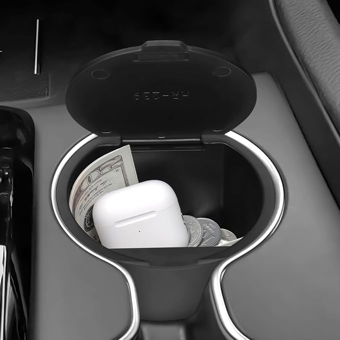 Center Console Coin Box Organizer Compatible with Honda 2023-2025 2026 Pilot & 2024-2026 Ridgeline & 2024-2026 Passport Accessories Armrest Insert Cup Holder Storage Box