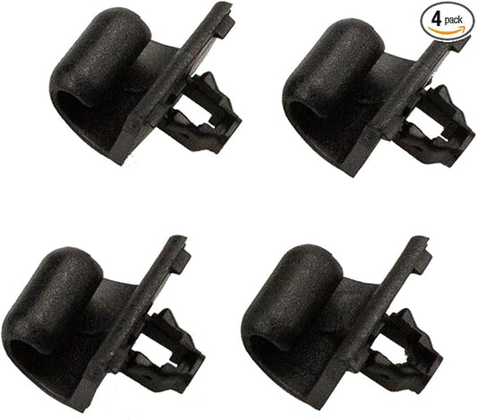 RLB-HILON Door Sun Shade Hook Clip Compatible with Honda Pilot 2009 to 2015 Year, 83740-SZA-A02ZA, Black Color, 4PCS