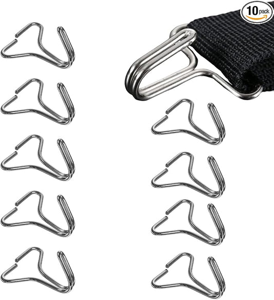 DXNQ 10 PCS Car Seat Cover Hooks, Fixing Hanger Fastener Locking Clip for Car Headrest Cover, Fixing Hook for Vehicle Seat Cushion Mat Installation Replacements, Car Accessories