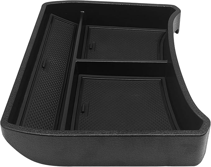 Muslogy for 2026 2025 2024 2023 VW ID4 Lower Console Organizer Upgraded Storage Box Insert Tray Interior Accessories Compatible with Volkswagen ID.4 ID 4 2023+ ONLY