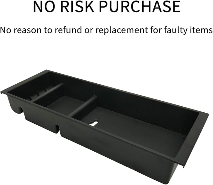 Center Console Tray Organizer Box - Secondary Storage Compatible with Ford F150 (2015-2020, 2017-2022 F250 F350 F450, 2018-2022 2023 2024 Expedition)