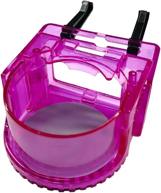 YoRise Air Vent Cup Holder for Car, Multifunctional Water Bottle Bracket with Mounting Clips, Car Air Conditioner Vent Drink Cup Holder Expander, Fit for Most Cars with Horizontal Blade Vents (Pink)