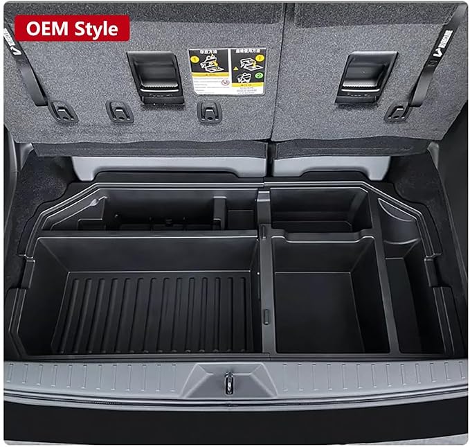 2021-2026 Toyota Sienna Trunk Organizer, Insert Cargo Rear Hatch Storage Boxs fit Sienna Accessories
