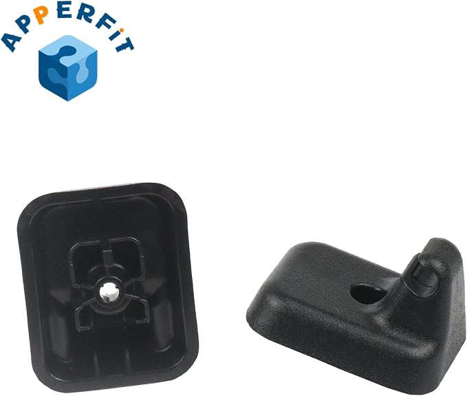Sun Visor Clip Retainer Holder (Black) w/Screws for Sunvisor Panel Driver & Passenger Side AL3Z-1504132-AC Compatible with Ford F150 2009-2014 Visor Mount Accessories