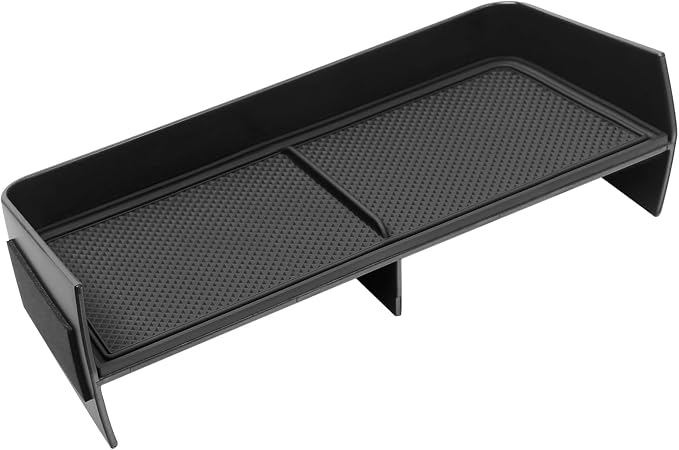 Center Console Tray Organizer Compatible with Honda 2023 2024 2025 2026 Pilot ＆ 2026 Passport Accessories Black ABS Plastic Material Insert Tray Pallet Storage