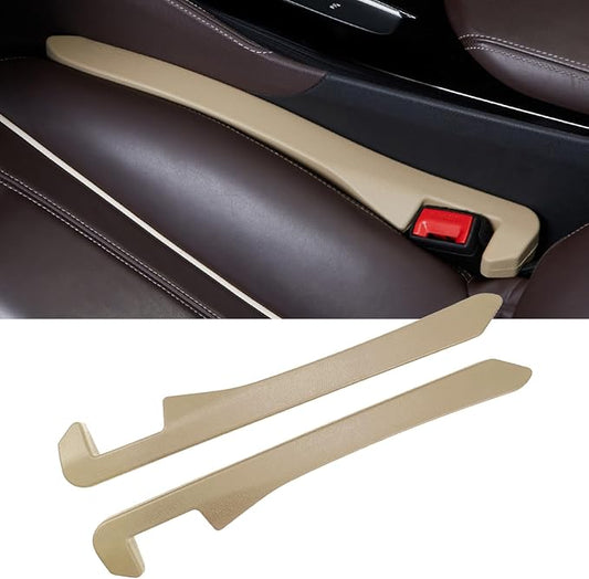 7F Car Organizers and Storage, Car Seat Gap Filler, Universal Car Accessories, Fit SUV Truck Storage, Set of 2 - Beige