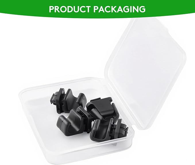 83917S8000CA 4 Pcs Black Rear Door Curtain Hooks No Drill Sun Shade Blind Holders Plastic Car Interior Blind Retainer Clips Compatible with Hyundai Palisade 2020-2024 Replaces 83917-S8000CA 83917S8000