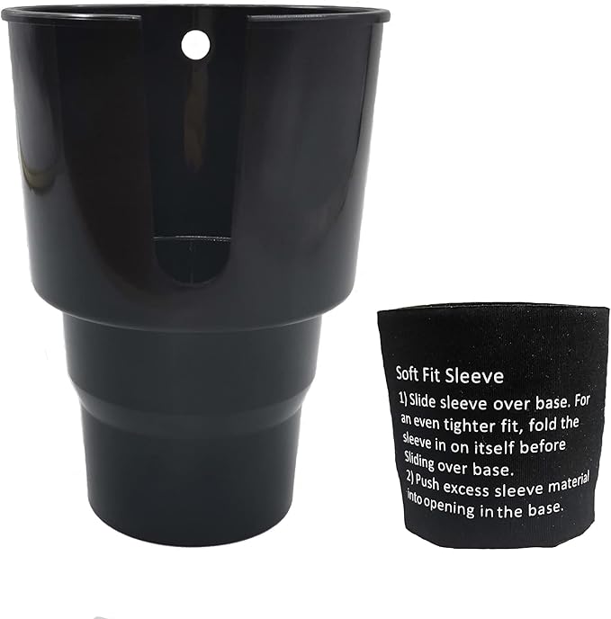Car Cup Holder Expander for 32 oz and 40 oz Bottle with Cup Sleeve,Automotive Large Water Bottle Cup Holders Insert,All Purpose Big Drink Cupholder Coffee Mug Adapter