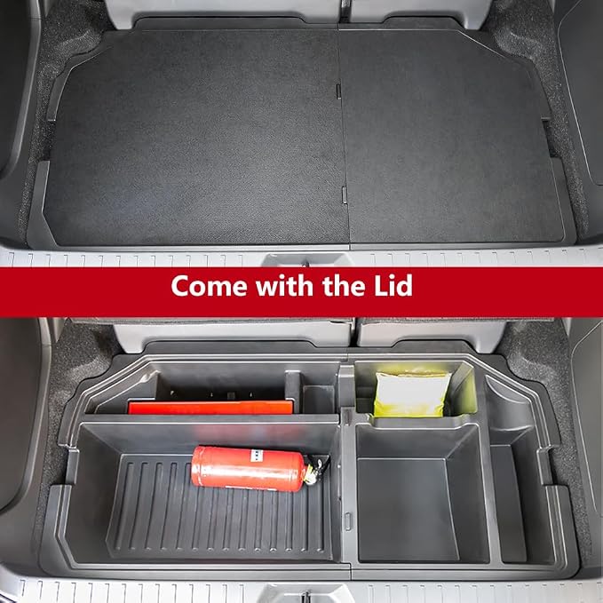 2021-2026 Toyota Sienna Trunk Organizer, Insert Cargo Rear Hatch Storage Boxs fit Sienna Accessories