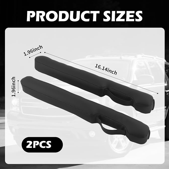 2026 Latest 2PCS Upgraded Car Seat Gap Filler with Fixing Ring,Elastic Car Gap Filler to Avoid Dropping Cell Phones/Keys,Essential Cars Gaps Seat Fillers Cars Accessories
