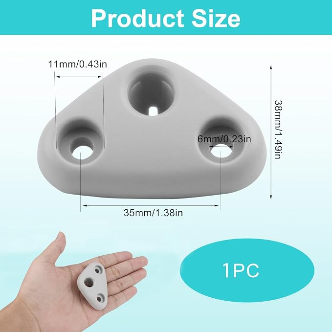 Sun Visor Clip Replacement Compatible with Subaru Impreza Sedan Crosstrek Forester Outback, ABS Construction Sunvisor Inner Clips Holder Hook, OEM #92011SC031LO 92011SC032LO (Grey)