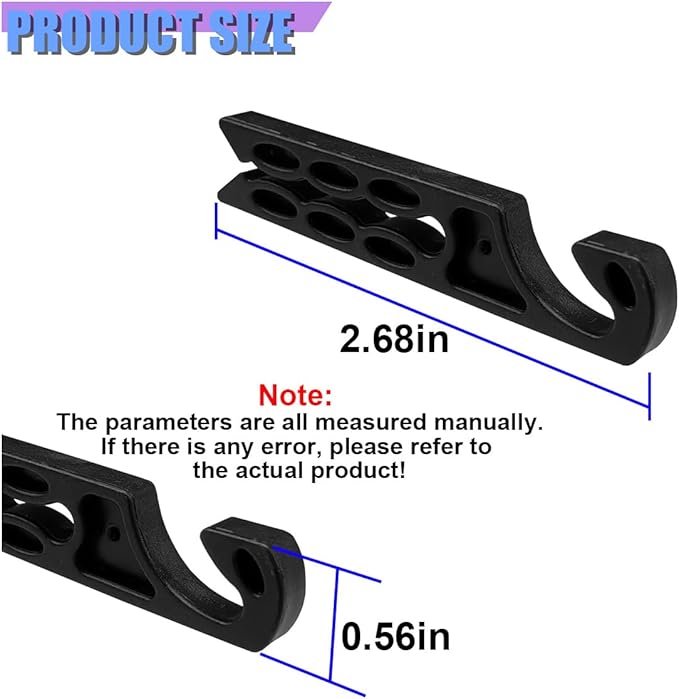 Car Air Vent Hook Hanger, Multifunctional Automotive A/C Vent Storage Organizer, Mini Vehicle Interior Phone Holder Accessories for Earphone Cable, Key, Sunglass, Bag(2PCS)