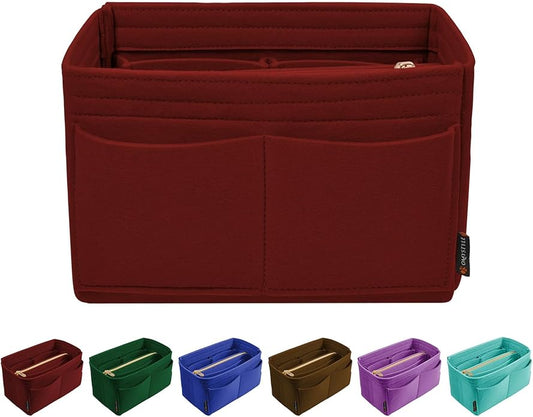 OMYSTYLE Purse Organizer Insert, Felt Tote Bag Organizer Insert with 5 Sizes, Handbag Dividers for Inside Purse, Compatible with Longchamp, Neverful, Speedy and More