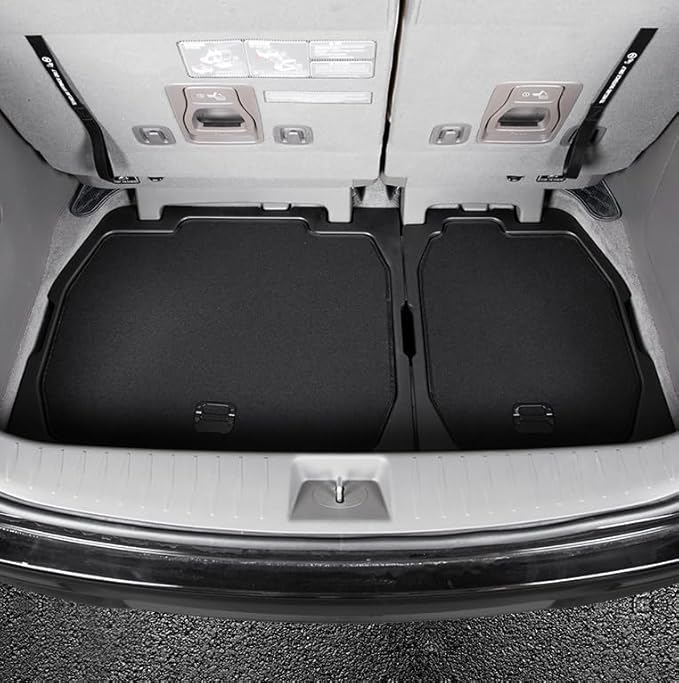Kia Carnival Trunk Organizer Storage Box, Insert Cargo Bins for 2021-2026 Carnival, Rear Hatch Container with Lid Tray