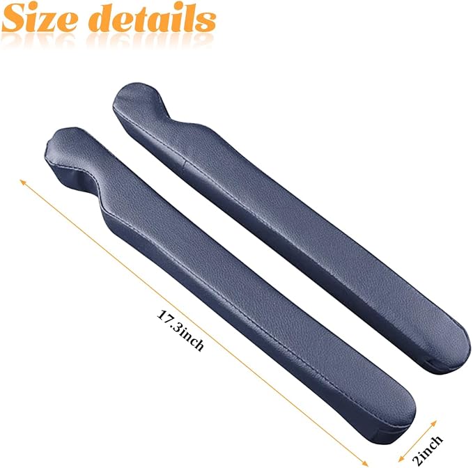 Zpana 2PCS Car Seat Gap Filler, Seat Side Guard Gap Stopper Blocker to Stop Things from Dropping, No-Drop Soft Automotive Interior Crevice Catcher Plug, Universal Fit (Light Blue)