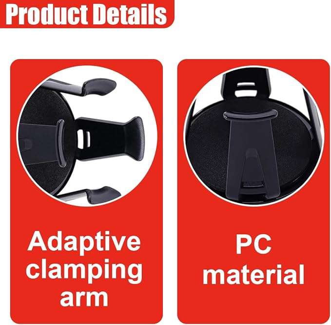 YoRise Car Cup Holder Expander, Automotive Drink Holder Adapter with Adaptive Clamping Arm, Universal Vehicle Cupholder Expander Accessories for Fixing Water Cups, Drinks (1PC)