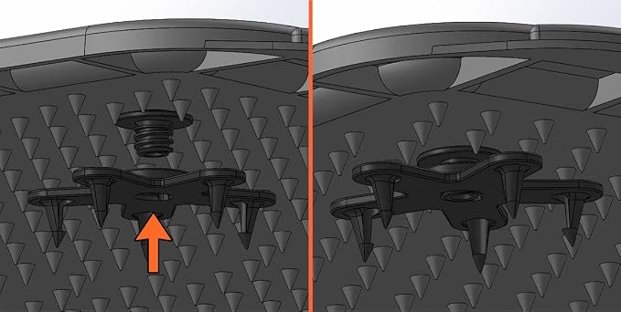 Eagle Klaw 2.0 Floor Mat Clips (8 Sets) for Car Mats and Floor Liners - Made in USA Car Accessories - Black - 4 Car Floor Mats kit + 3/8" Cutter