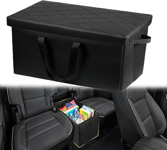 Car Seat Organizer for 2019-2025 Subar Ascent, Backseat Box Console Organizer for Children's Baby Supplies, Snack Organiser, Travel Dual Storage Organizerc