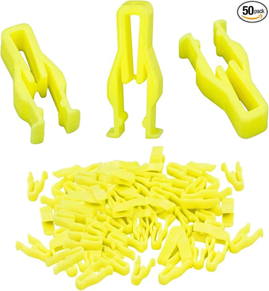 50PCS Switch Bezel Clip, Car Retainer Clips, Interior Trim Console Dash Panel Switch Bezel Door Side Trunk Plastic Retainer Fitting Fastener Clip Fit for Most Vehicles, Replaces OEM #9046710203