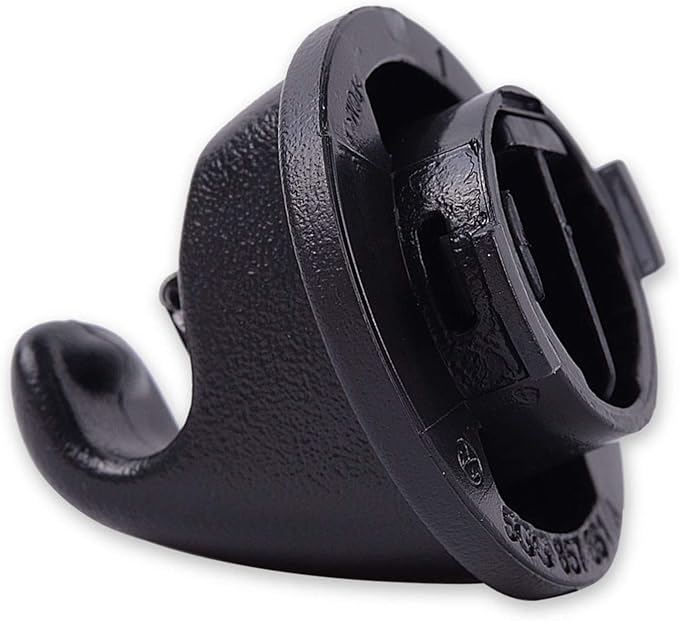 runmade Interior Black Sun Visor Hook Clip Bracket 5G0857561B Replacement for VW Volkswagen Golf MK7 MK 7 2013-2017