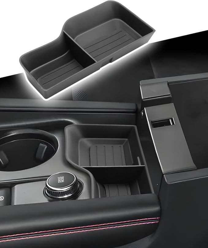 CDEFG for 2025 2026 Ford Explorer Center Console Organizer Tray - Front Armrest Storage Box Middle Insert - 2025 2026 Explorer Interior Accessories