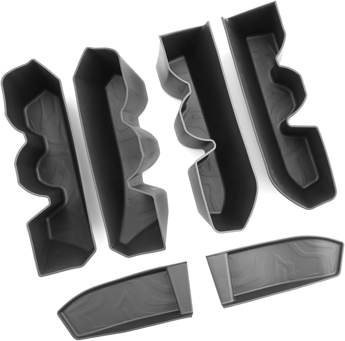 SKTU 6Pack for 2024 2025 2026 Toyota Tacoma Door Side Storage Box for 2024 2025 2026 Toyota Tacoma Door Handle Organizer 2024 2025 2026 Tacoma Accessories Insert Glove Pallet-Durable