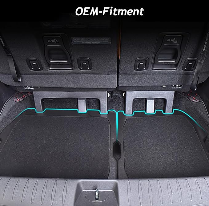 Kia Carnival Trunk Organizer Storage Box, Insert Cargo Bins for 2021-2026 Carnival, Rear Hatch Container with Lid Tray