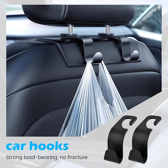 2-in-1 Car Cup Holder Expander, Adjustable Car Extender Adapter with Non-Slip Base - No Spill Cup Holder Extender with 4 Hooks for Yeti, Hydro Flask, Stanley Large Tumblers (10-48oz)