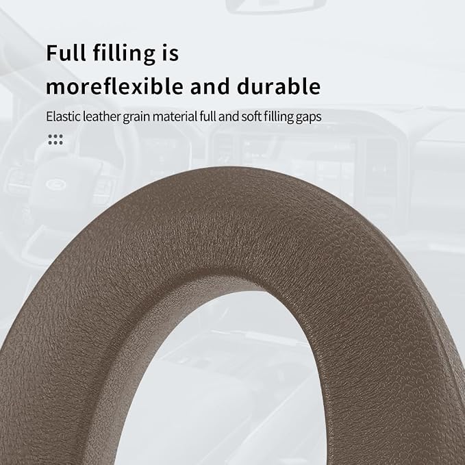 KIFIDAN 2PCS Car Seat Gap Filler,Flexible in between Car Seat Catcher for Tightly Filling Seats Gaps,Universal Cars Console Catcher Interior Cars Accessories for Women & Men (Brown)