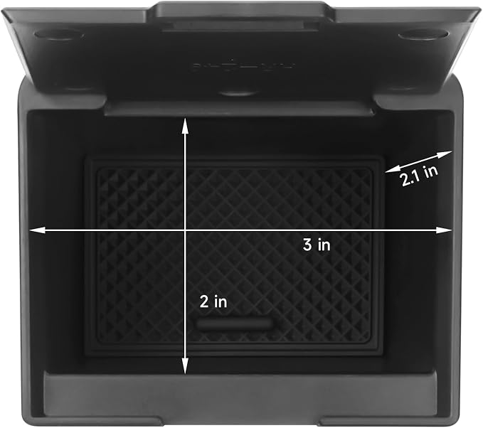 Center Console Coin Box Organizer Compatible with Toyota 2016-2020 2021 2022 2023 Tacoma Accessories ABS Material Insert Cup Holder Storage Box