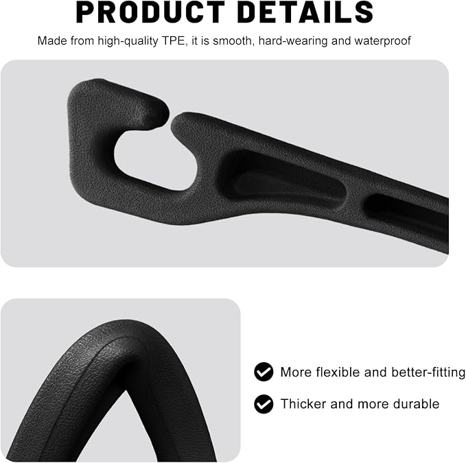 2 PCS Car Seat Gap Filler, Multi-Purpose Auto Seats Gaps Filler Side Organizer with Storage Slot, Super Flexible Gap Blocker Between Seat and Center Console, Car Accessories (Black)