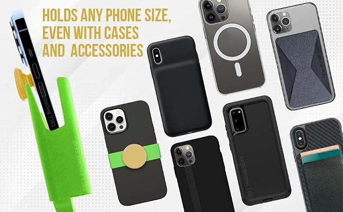 Cup Holder Phone Holder Mount for Car - Universal Adjustable Expander Cradle Hands-Free Driving - Compatible with All Smartphones Car Mount for iPhone Samsung Google Android Mobile Accessories Green