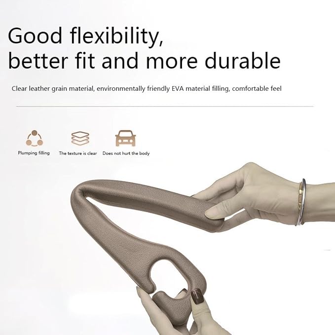 Car Seat Gap Filler 2 Pack, Anti-Drop Seat Gap Plug Blocker with Storage, Universal Car Seat Gap Organizer Stops Items from Falling, Fits Cars, SUVs, Trucks, Car Interior Accessories (beige)