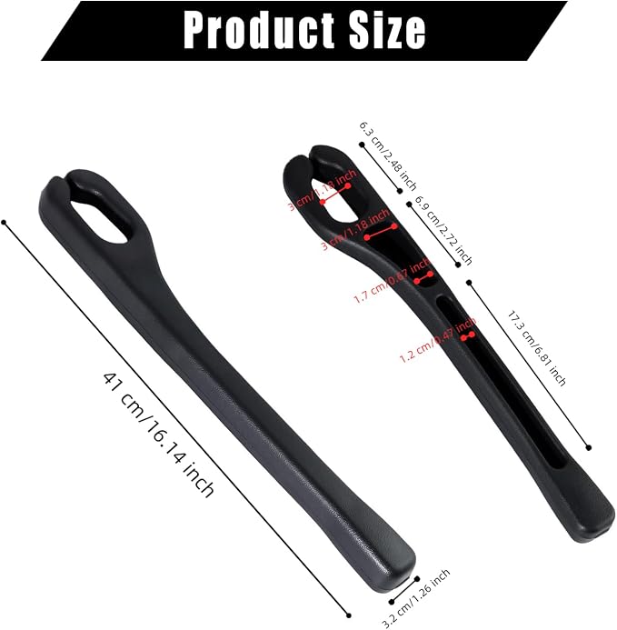 Car Seat Gap Filler Organizer 2 PCS Black Universal Seat Gap Plug Blocker Anti-Drop Console Catcher Phone Keys Storage for Car Truck SUV Auto Accessories Style3