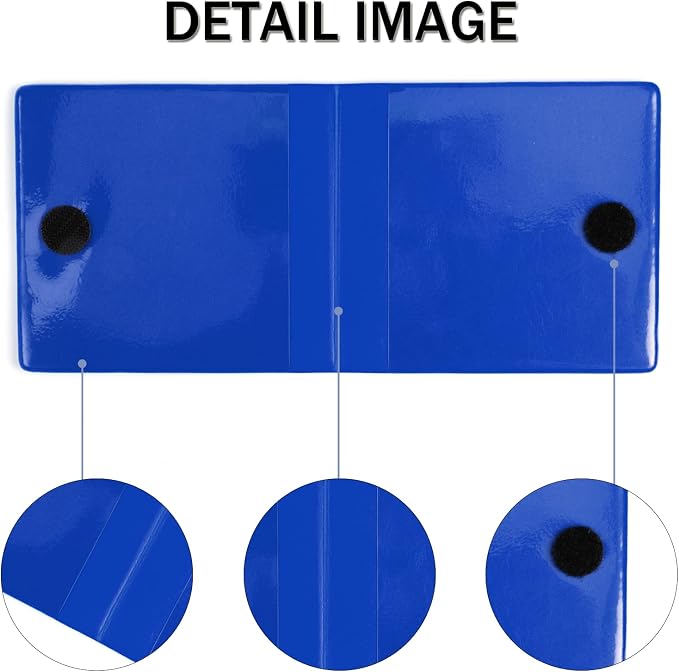 UYYE Car Registration and Insurance Card Holder, Vehicle Glove Box Car Organizer, Interior Car Accessories for Documents, Cards, License - 2 Pack