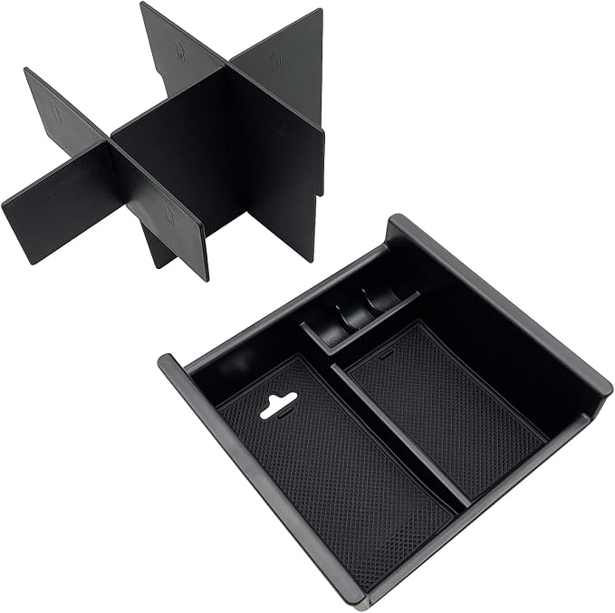 Compatible with Toyota 4Runner Accessories Center Console Tray Organizer Armrest Box Storage Fit for 4Runner 2010-2019 2020 2021 2022 2023 2024 (Organizer Set)