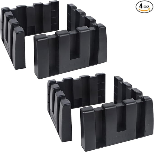 YOFIT Multipurpose Cargo Organizer Blocks Car Trunk Storage Organizer Blocks, Should Be Used with Wool Trunk's Carpet for Car/Truck/SUV/Van, Set of 4