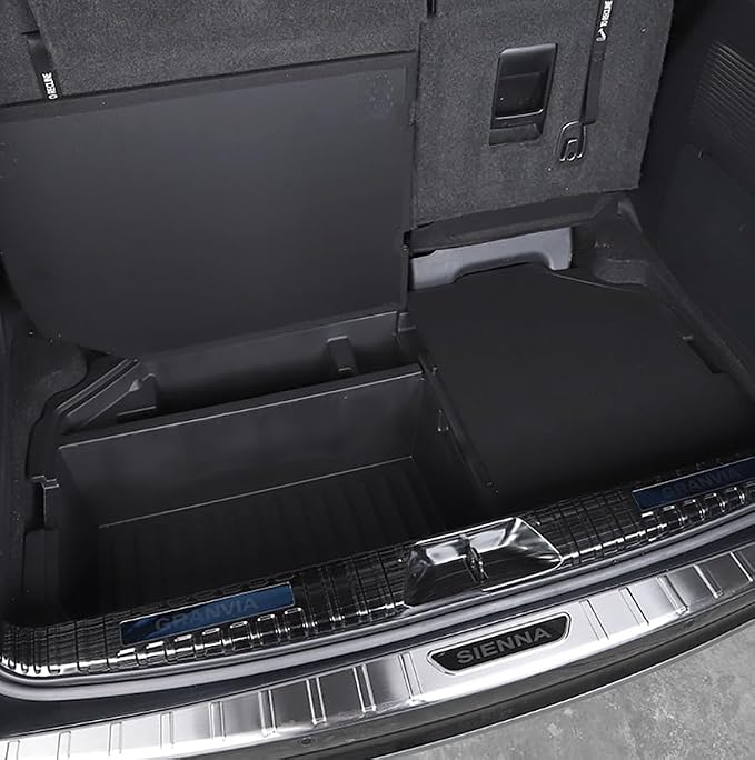 2021-2026 Toyota Sienna Trunk Organizer, Insert Cargo Rear Hatch Storage Boxs fit Sienna Accessories