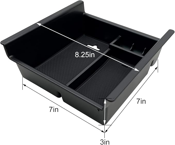 Compatible with Toyota 4Runner Accessories Center Console Tray Organizer Armrest Box Storage Fit for 4Runner 2010-2019 2020 2021 2022 2023 2024 (Console Organizer)