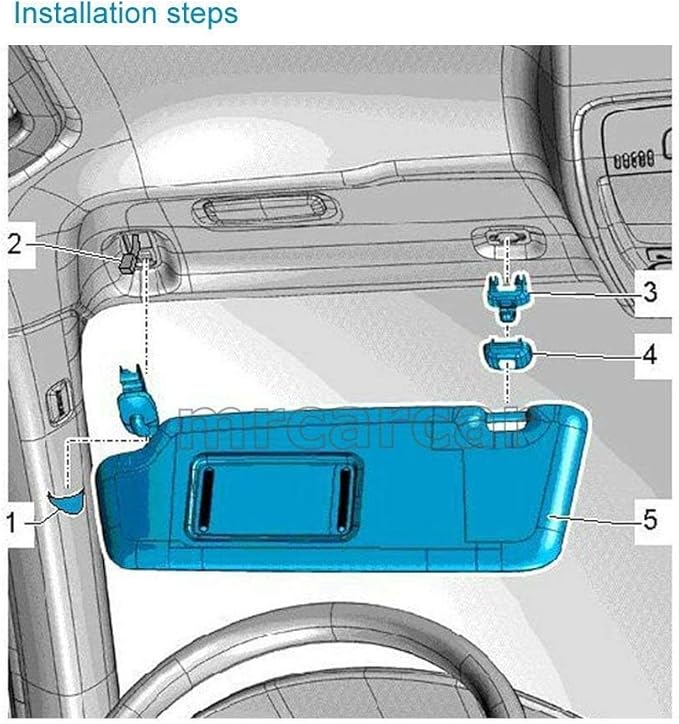 2PCS Audi Inner Sun Visor Clips, Upgraded Car Interior Sunscreen Holder Hook - Compatible with Audi Q5 Q3 A1 A3 A4 A5 S3 S4 S5 TT, OEM: 8U0857562A (Beige)