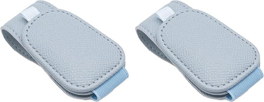 Yuoyar 2 Packs Magnetic Sunglass Holder for Car Visor (Blue) | Magnetic Interior Car Accessories