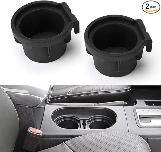 JOYTUTUS Cup Holder Insert 2 Pack Replacement Compatible with Frontier 2005-2019 Pathfinder Center Console Cup Holder Insert 2005-2012 Xterra 2005-2015 96975-EA000 96975-ZS00A