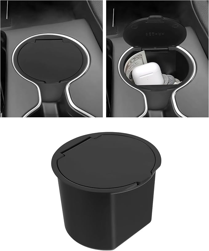 Center Console Coin Box Organizer Compatible with Honda 2023-2025 2026 Pilot & 2024-2026 Ridgeline & 2024-2026 Passport Accessories Armrest Insert Cup Holder Storage Box