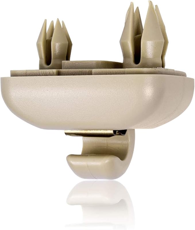 runmade Interior Sun Visor Hook Clip Bracket Replacement for Audi A1 A3 A4 A5 Q3 Q5 Dark Beige 8E0 857 562