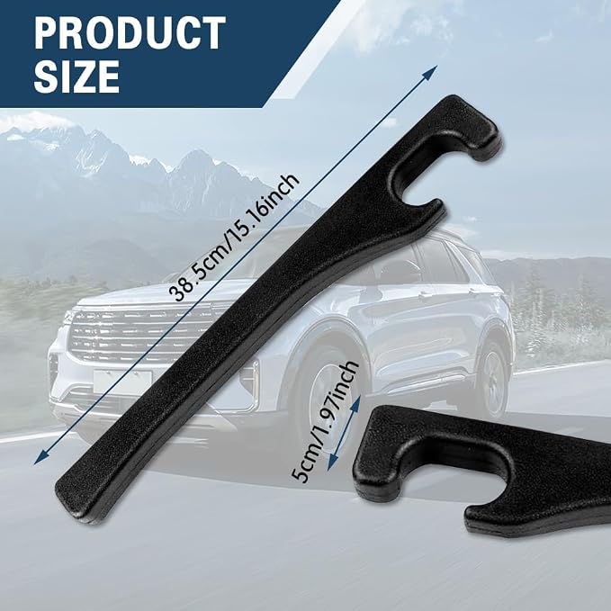 2Pcs PU Leather Car Seat Gap Filler, Seat Console Gap Plug Stop Falling Items, Universal Auto Interior Accessories for Cars SUV Truck