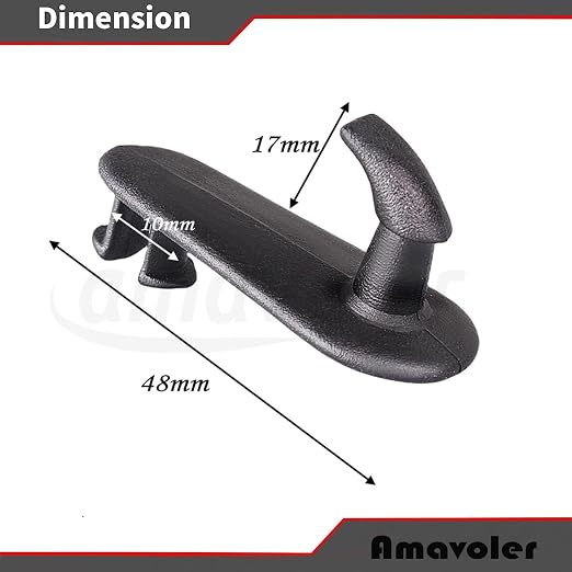 amavler Car Floor Mat Clips Aftermarket Replacement Parts Fit for Infiniti Carpet Holders Fixing Clamps Hooks Retainer Retention Cargo Fastener.(10 Pcs)