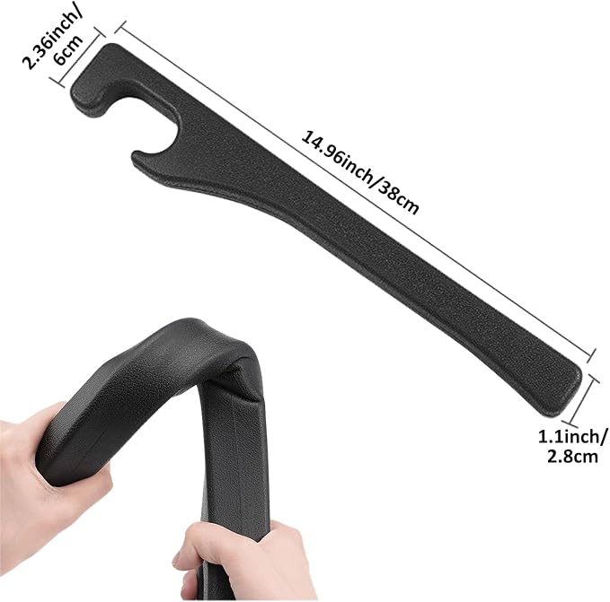 Car Seat Gap Filler 2 Pack,Universal Fit Car Seat Gap Stopper to Fill The Gap Between Seat and Console,Car Accessories Interior Prevent Stop Cellphone Wallet Keys Coins and Card from Dropping