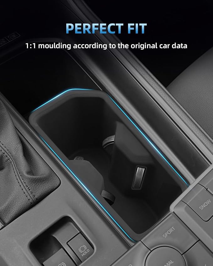 Silicone Central Control Cup Holder for Toyota Grand Highlander 2024 2025 2026, 2024-2026 Toyota Grand Highlander/Grand Highlander Hybrid Accessories