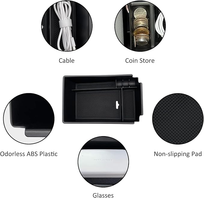 Compatible with Hyundai Sonata 2020 2021 2022 2023 Accessories Center Console Tray Organizer Interior Storage