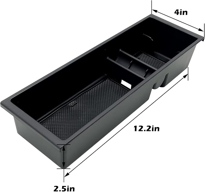 Compatible with F150 2021 2022 2023 2024 2025, F150 Lightning 2022-2025 Accessories Center Console Tray Organizer Armrest Box Secondary Storage